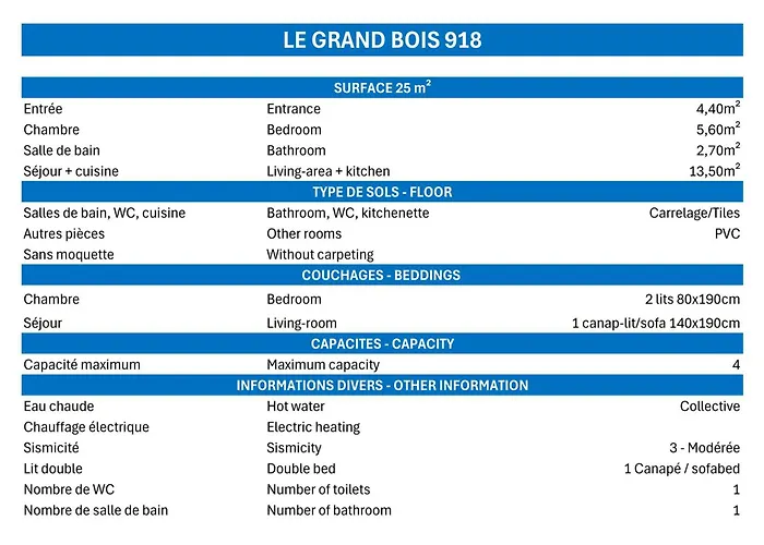 Confortable 2 Pieces, 4 Pers, Skis Aux Pieds, Proche Commerces - Fr-1-182a-26 公寓