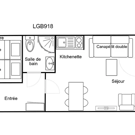 Apartamento Confortable 2 Pieces, 4 Pers, Skis Aux Pieds, Proche Commerces - Fr-1-182a-26 *